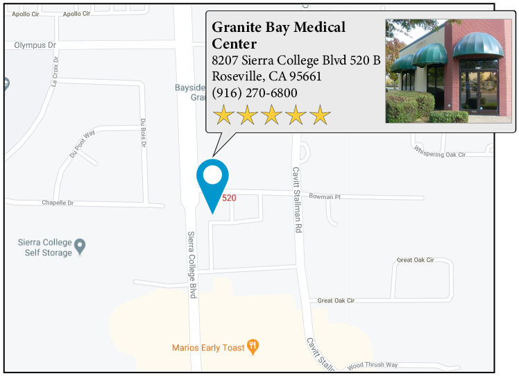 Granite Bay Medical Center 's location on google map